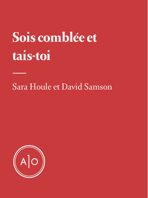 cover image of Sois comblée et tais-toi